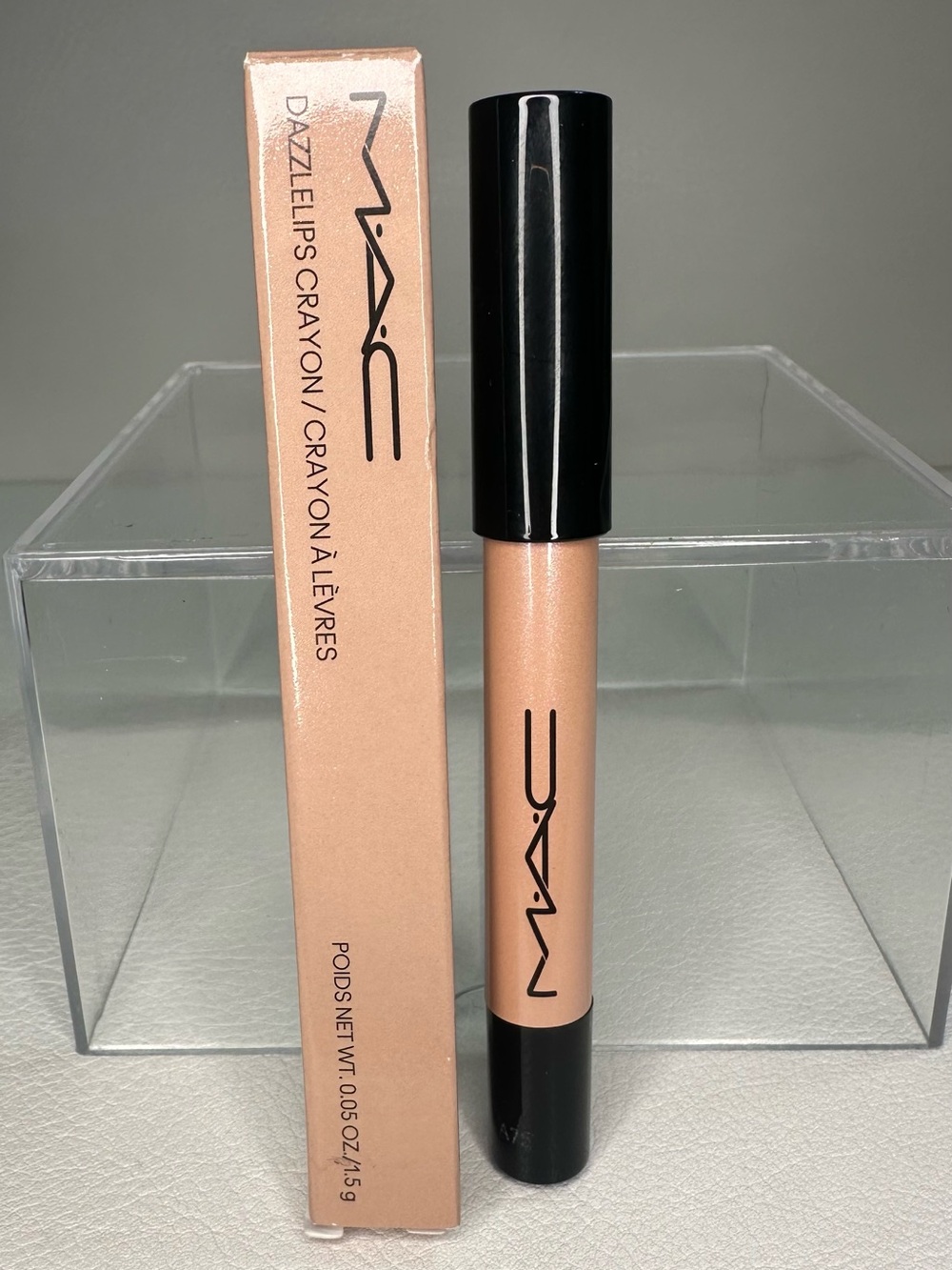 MAC Cosmetics Dazzlelips Crayon — Shimmery Nude Peach